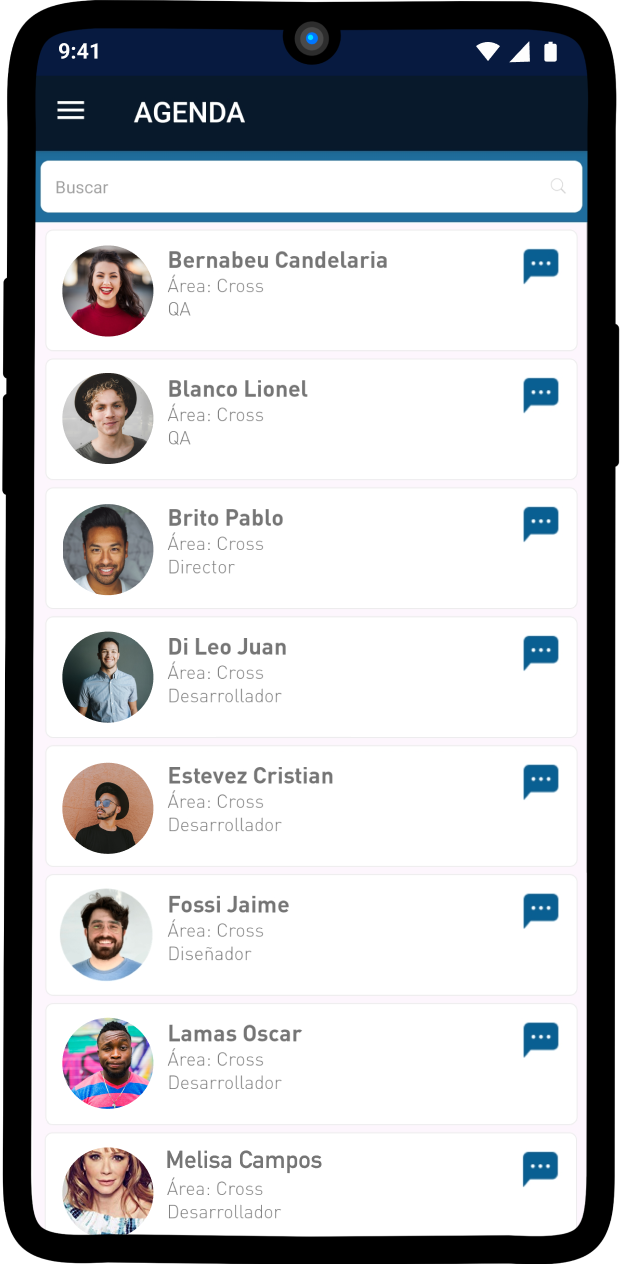 celular con agenda de Colmena